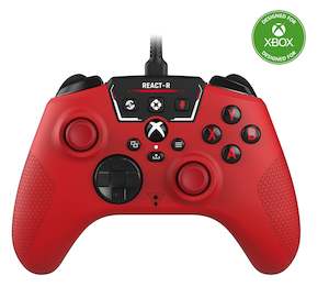 Gaming Controllers: Turtle Beach React-R Controller (Red) (PC, Xbox Series X, Xbox One)