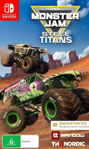 Nintendo Switch Driving Games: Monster Jam Steel Titans (code in box) (Switch)
