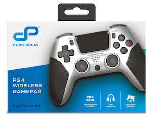 Ps4 Controllers: PowerPlay PS4 Wireless Controller Silver