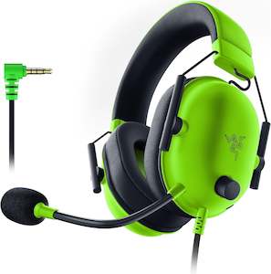 Gaming Headphones: Razer BlackShark V2 X Wired Gaming Headset (Green)