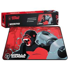 Gorilla Gaming Mouse Pad - Neon Red
