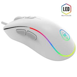 Gorilla Gaming: Gorilla Gaming Wired Mouse - White (PC)