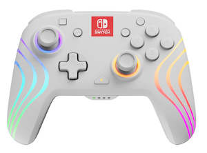 Nintendo Switch Controllers: PDP Afterglow Wave Wireless Switch Controller (White)