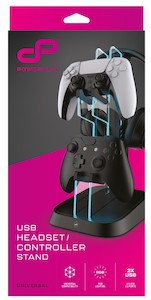 Powerplay: PowerPlay RGB USB Headset/Controller Stand