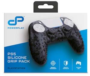 Powerplay: PowerPlay PS5 Silicon Grip Pack (Digital Camo)