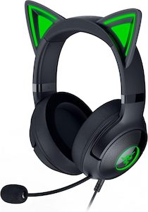 Razer Kraken V2 Wired USB Headset with Interchangeable Ears (Black) (PC)