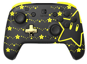 Nintendo Switch Controllers: PDP Rematch Glow Wireless Switch Controller (Super Star)