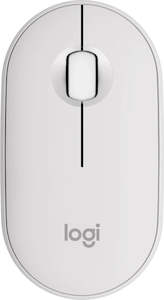 Logitech: Logitech Pebble Mouse 2 M350s Bluetooth Mouse Tonal White