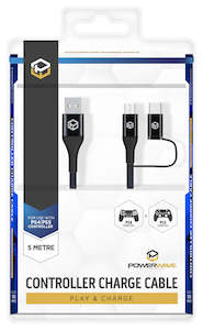 Powerwave PS4 & PS5 5m Controller Charge Cable (PS5, PS4)