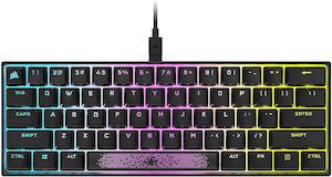Corsair: Corsair K65 RGB MINI 60% Mechanical Gaming Keyboard - Black (Cherry MX Speed)