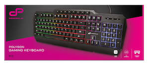 Pc Keyboards: PowerPlay E-Blue Polygon Gaming Keyboard