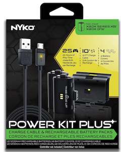 Xbox One Charging: Nyko Xbox Power Kit Plus (Xbox Series X, Xbox One)