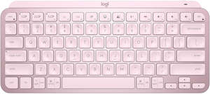 Logitech MX Keys Mini Minimalist Wireless Illuminated Keyboard Rose