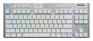 Pc Keyboards: Logitech G915X TKL Wireless Mechanical Gaming Keyboard (Tactile White) (PC)