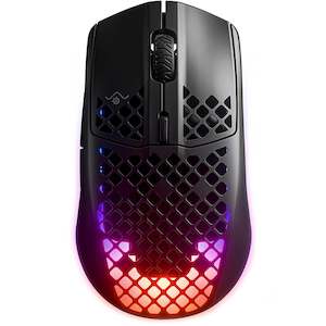 Pc Mice Gaming Surfaces: Steelseries Aerox 3 Wireless Gaming Mouse - Onyx