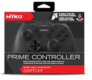 Nintendo Switch Accessories: Nyko Switch Prime Controller (Black)