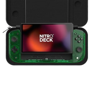 Nintendo Switch Accessories: Nitro Deck Limited Edition with Carry Case (Emerald Green)