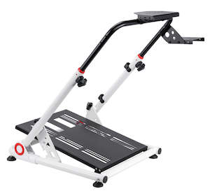 Gorilla Gaming Racing Simulator Wheel Stand - White/Black