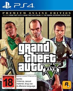 Ps4 Games: Grand Theft Auto V Online Premium Edition