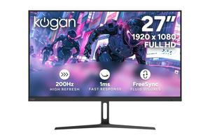 Gaming Monitors: Kogan 27" Full HD 200Hz 1ms Frameless FreeSync Gaming Monitor (1920 x 1080)