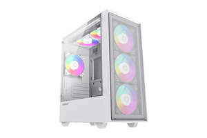 Pc Parts: GameMax Eco Range Storm Compact Gaming PC Case White