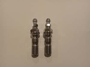 Gorlami titanium double banjo with bleed nipple