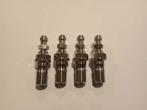 Gorlami titanium single banjo with bleed nipple