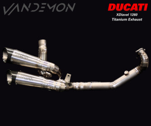 Vandemon: Vandemon X/Diavel 1260 full titanium exhaust (16-22)