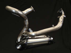 Ducati V2 Panigale & Streetfighter Titanium Low Mount Exhaust System 2020-24