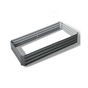 Garden Decor: Greenfingers 180x90x30cm Galvanised Raised Garden Bed Steel Instant Planter