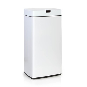 Home Garden Kitchen Bins: Devanti 45l Sensor Bin White