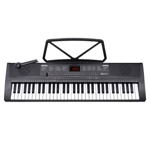 61-key Electronic Piano Keyboard 75cm - Black