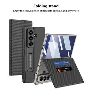 Samsung Cases: For Samsung Galaxy Z Fold7 5G Flip Wallet Leather Phone Case