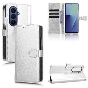 Samsung Cases: For Samsung Galaxy Z Fold7 5G Honeycomb Dot Texture Leather Phone Case