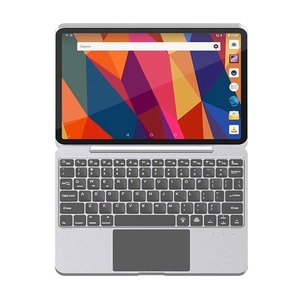 Ipad Case: Aluminum Alloy Bluetooth Touch Keyboard Leather Case