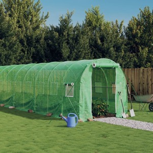Green Houses: Greenhouse with Steel Frame Green 20 M² 10x2x2 m Tonnbxb