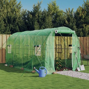 Green Houses: Greenhouse with Steel Frame Green 8 M² 4x2x2 m Tonnboi