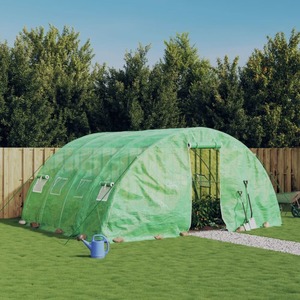 Greenhouse with Steel Frame Green 20 M² 5x4x2.3 m Tonnbnt