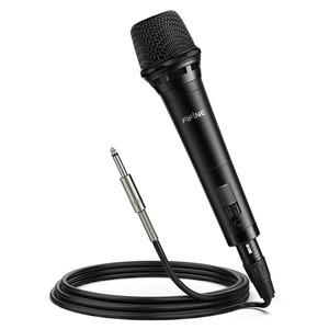Microphone Karaoke: Cardioid Handheld Microphone with on off Switch