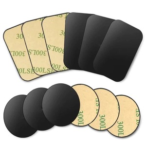 Phone Stand Holder: 5 Magnetic Metal Plates for Car Phone Holder Universal Iron Stickers for Mounting Auto Adsorption