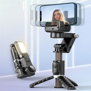 Phone Stand Holder: 360 Rotation Gimbal Stabilizer for Iphone Live Pography