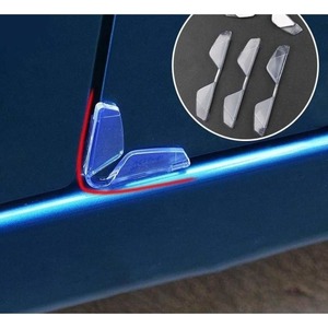 4pcs Car Door Protector Edge Guards Bumper Anti-collision Strips Sticker Auto