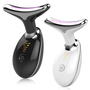 Facial Cleansers: Ems Microcurrent Led Anti Wrinkles Tightening Skin Products Neck Facial Lifting Massage Device