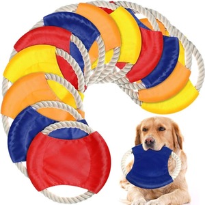 Pet Toys: Bite-resistant Durable Cotton Flying Discs Dog Rope Toy for Large Medium Small Pet