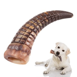 Pet Toys: Durable Rubber Non-toxic Beef Flavor Dog Chew Toy for Aggressive Chewers for Small Medium Large Dogs