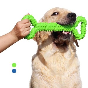 Durable Tooth Cleaning Interactive Dog Chew Bone Toy with Convex Design for Medi&hellip;