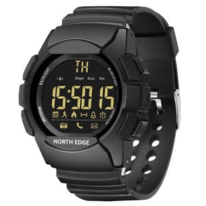Wearable Tech: Mens Scratch Resistant Glass Waterproof 100m Bluetooth Smart Watch for Ios
