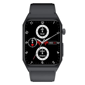 Mens 1.9inch Heart Rateblood Glucose Pressure Oxygen Body Temperature Monitor Smartwatch