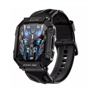 Wearable Tech: Waterproof Big Full Touch Screen Rugged Fitness Tracker Smart Watch