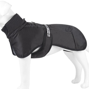 Windproof Waterproof Elastic Reflective Turtleneck Cozy Pet Jacket for Medium Large Dogs